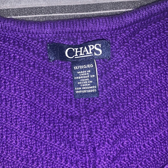 Purple Knitted Sweater - Picture 4 of 4